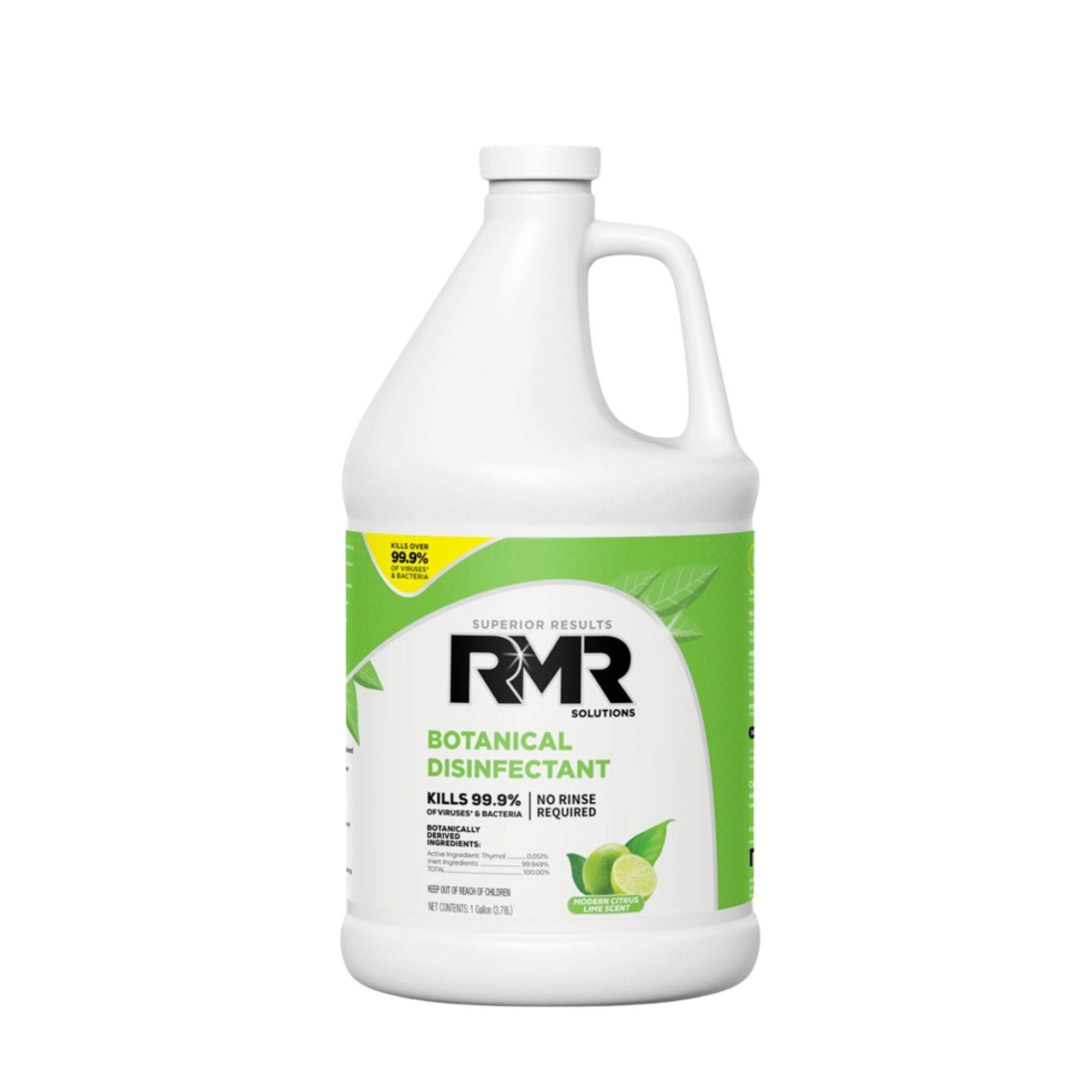 RMR Botanical Disinfectant Cleaner — 1 Gal., EPA-Registered, Plant-Based, Multi-Surface, Model# BWXG